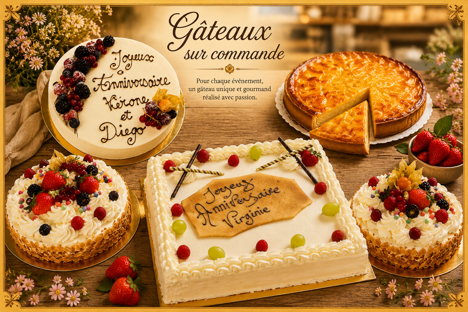 Entremets sur commande — Le Petit Colignois