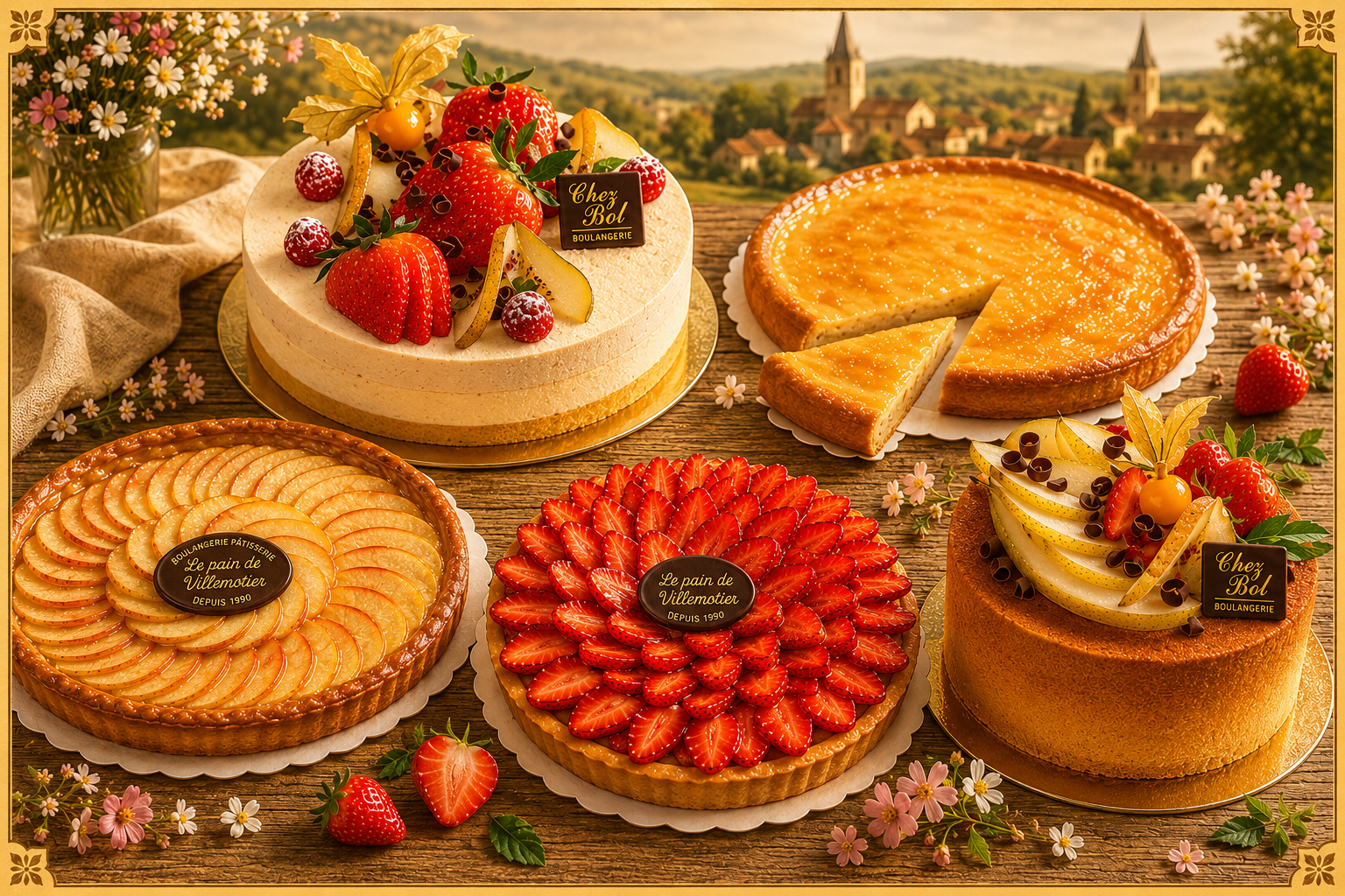 Tartes & entremets à partager — Le Petit Colignois